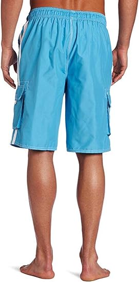 Kanu Surf Mens Barracuda Swim Trunks (Regular & Extended Sizes)