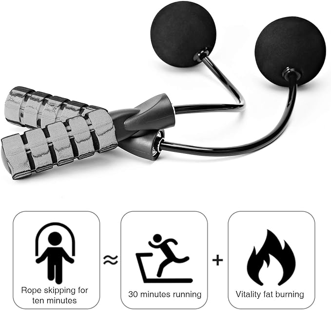 Jump Rope, Training Ropeless Skipping Rope for Fitness