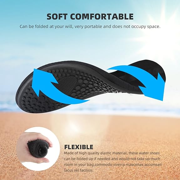 Water Shoes for Women Men Quick-Dry Aqua Socks