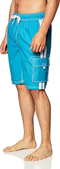 Kanu Surf Mens Barracuda Swim Trunks (Regular & Extended Sizes)