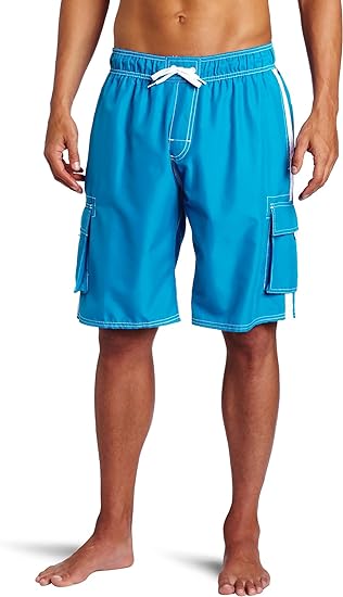 Kanu Surf Mens Barracuda Swim Trunks (Regular & Extended Sizes)