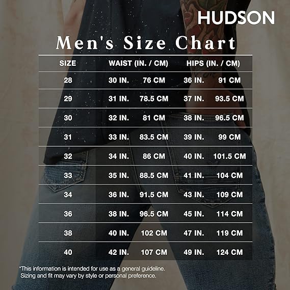 HUDSON Men's Axl Slim Jeans